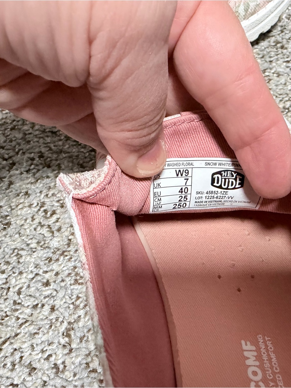 Hey Dude - still in stores - only worn a couple times - size 9 - Picture 3 of 3
